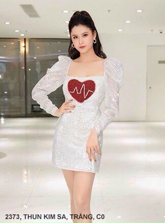 Đầm Tay Lỡ Cổ Vuông - D2373